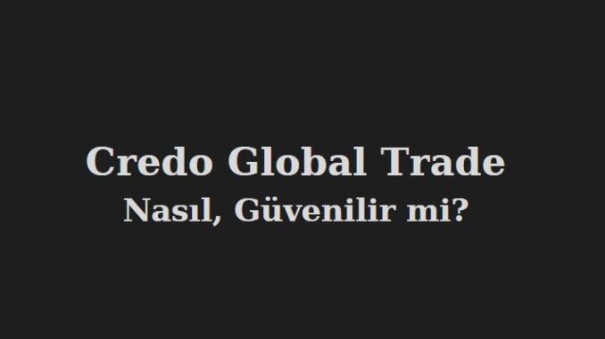 credo global trade